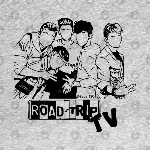 RoadtripTV Boyband Roadtrip Band Fanart Merch Design by Zaps_ISO